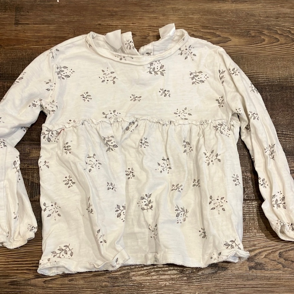 Zara long sleeve 3-4t